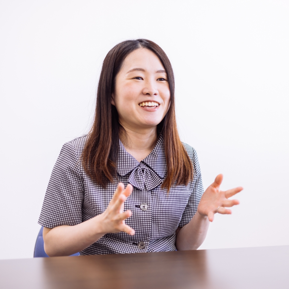 インタビュー中の画像